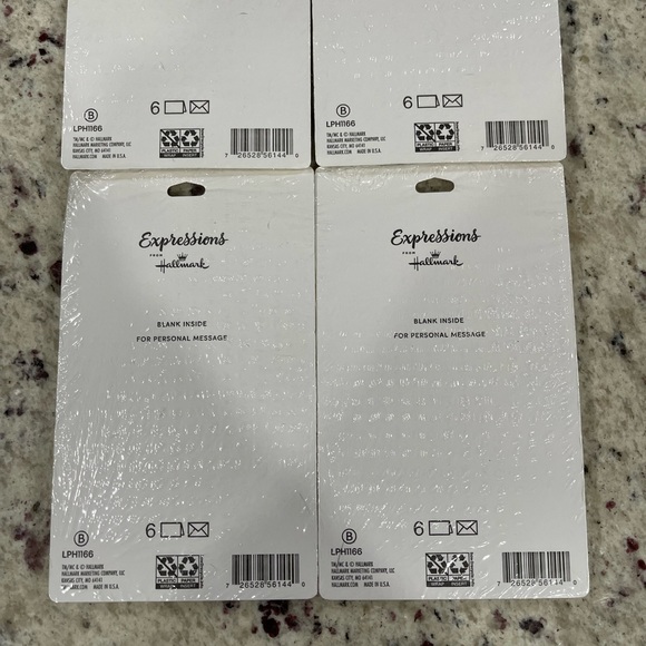 4 packs of beautiful blank Hallmark Expressions Thank You Cards NWT - Picture 4 of 6